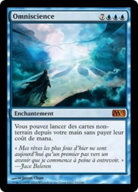 Omniscience, carte Magic M13 63 — extension Magic 2013