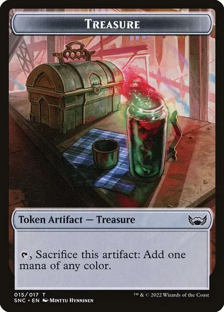 Treasure, Magic card TSNC 15 — Streets of New Capenna Tokens set