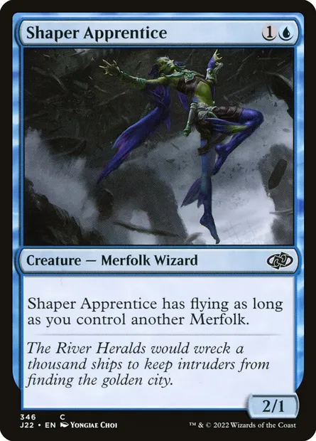 Shaper Apprentice, Magic card J22 346 — Jumpstart 2022 set