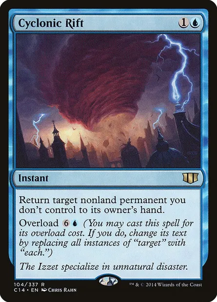 Cyclonic Rift, Magic card C14 104 — Commander 2014 set
