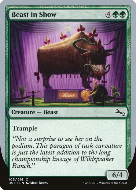 Beast in Show, Magic card UST 103d — Unstable set