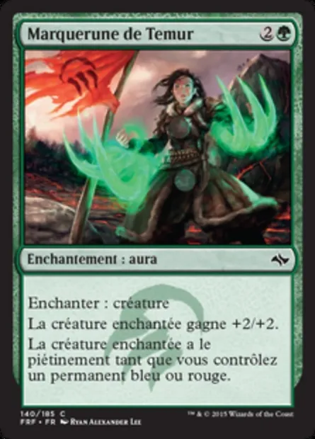 Marquerune de Temur, carte Magic FRF 140 — extension Destin reforgé