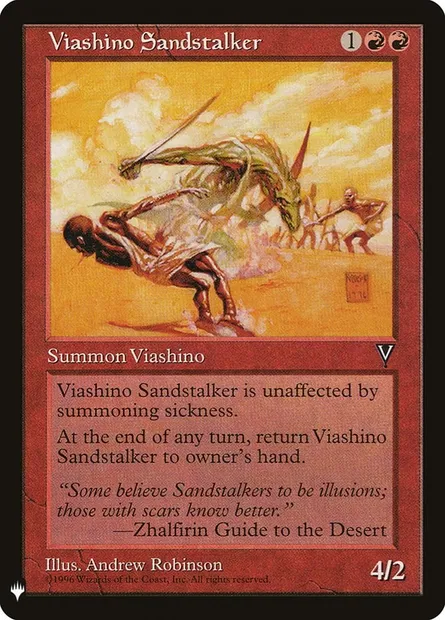 Viashino Sandstalker, Magic card PLST VIS-100 — The List set