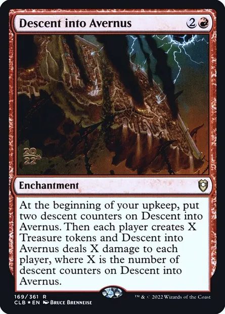 Descent into Avernus, Magic card PCLB 169s — Battle for Baldur's Gate Promos set