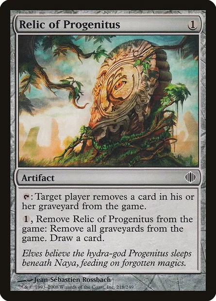 Relic of Progenitus, Magic card ALA 218 — Shards of Alara set