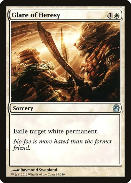 Glare of Heresy, Magic card THS 15 — Theros set
