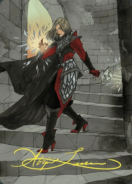 Rowan, Scion of War // Rowan, Scion of War, carte Magic AWOE 59 — extension Wilds of Eldraine Art Series