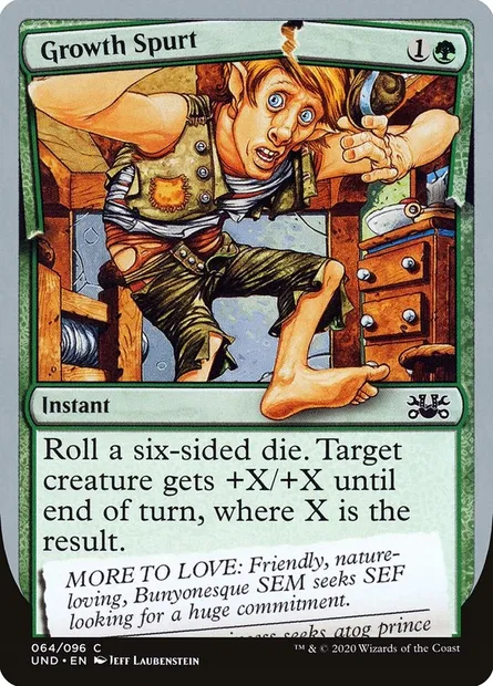 Growth Spurt, carte Magic UND 64 — extension Unsanctioned