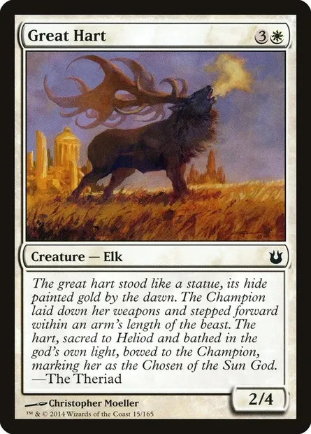 Great Hart, Magic card BNG 15 — Born of the Gods set