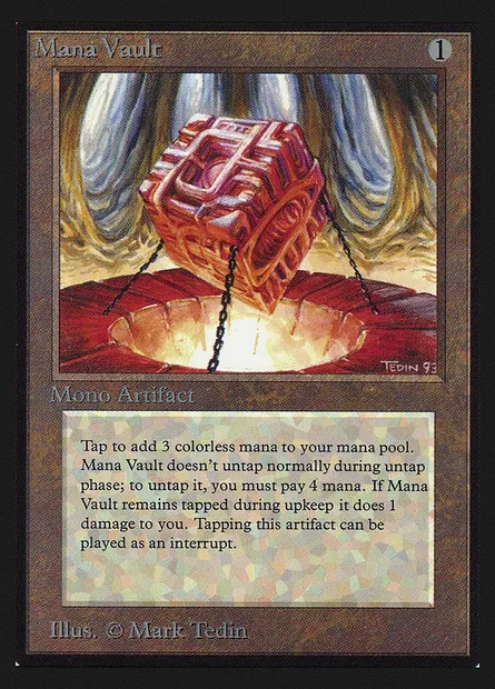 Mana Vault, Magic card CEI 260 — Intl. Collectors' Edition set