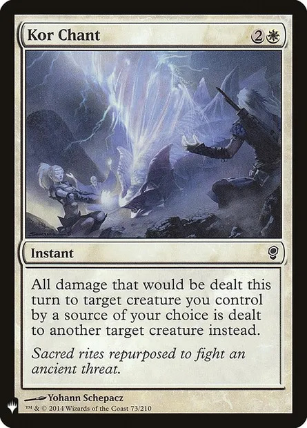 Kor Chant, Magic card PLST CNS-73 — The List set