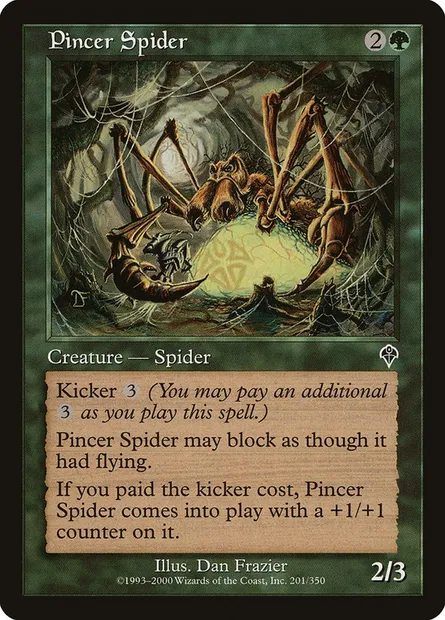 Araignée à pinces, carte Magic INV 201 — extension Invasion