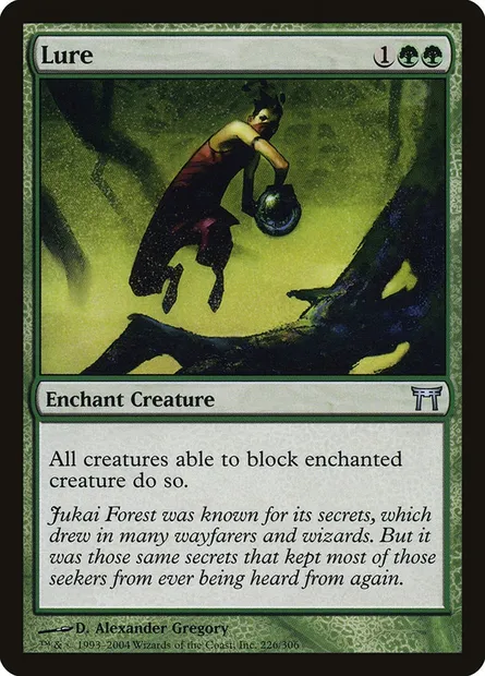 Leurre, carte Magic CHK 226 — extension Guerriers de Kamigawa