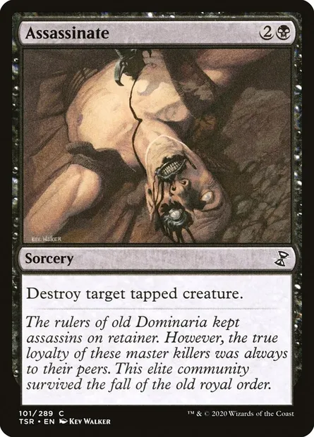 Assassinate, Magic card TSR 101 — Time Spiral Remastered set