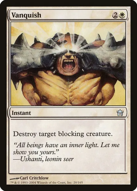 Vaincre, carte Magic 5DN 20 — extension La Cinquième Aube