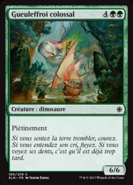 Gueuleffroi colossal, carte Magic XLN 180 — extension Ixalan