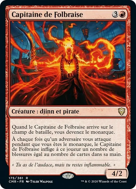 Capitaine de Folbraise, carte Magic CMR 175 — extension Commander Legends