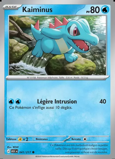 Kaiminus, carte Pokémon ASC 041 — extension Héros Transcendants