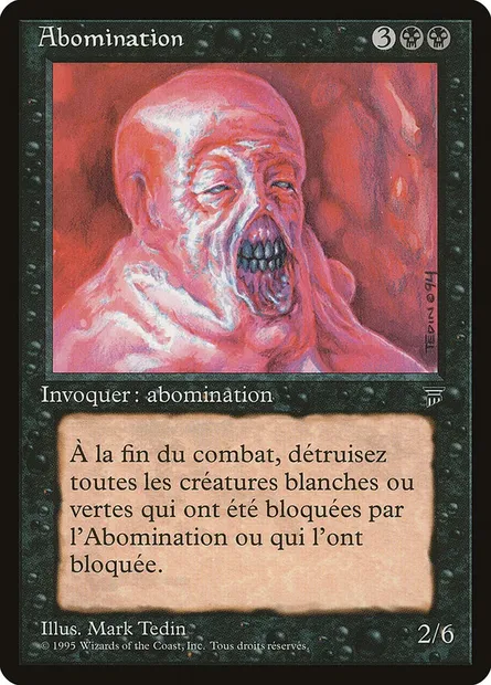 Abomination, carte Magic REN 46 — extension Renaissance