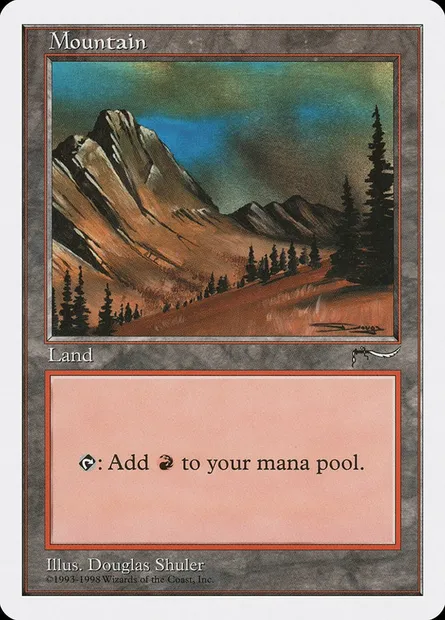 Montagne, carte Magic ATH 82 — extension Anthologies