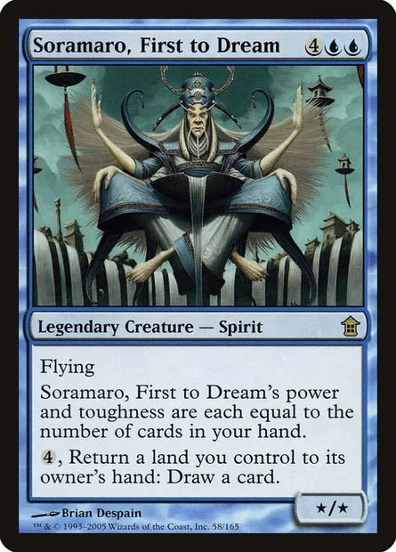 Soramaro, First to Dream, Magic card SOK 58 — Saviors of Kamigawa set