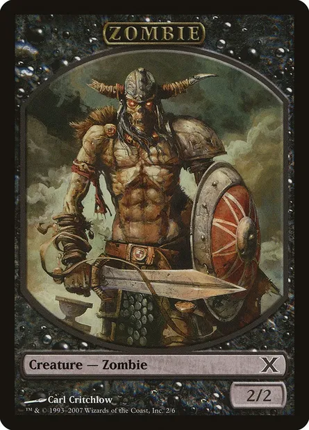 Zombie, Magic card T10E 2 — Tenth Edition Tokens set