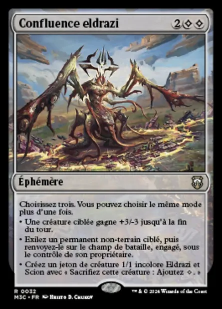 Confluence eldrazi, carte Magic M3C 32 — extension Modern Horizons 3 Commander