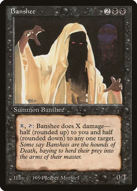 Banshee, Magic card DRK 40 — The Dark set