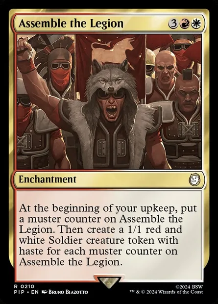Assemble the Legion, Magic card PIP 210 — Fallout set