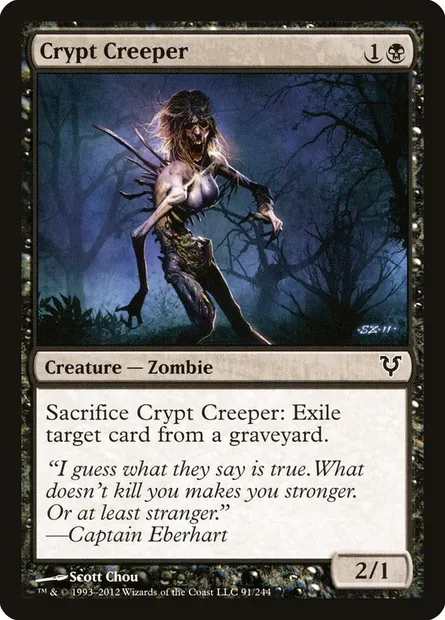 Crypt Creeper, Magic card AVR 91 — Avacyn Restored set
