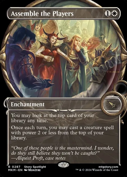 Assemble the Players, Magic card MKM 287 — Murders at Karlov Manor set