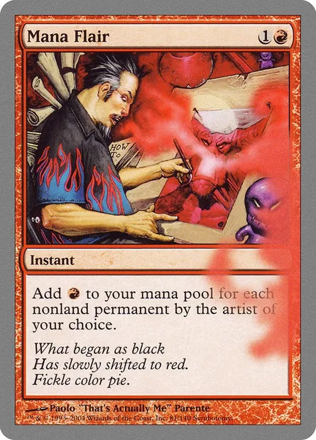 Mana Flair, Magic card UNH 81 — Unhinged set