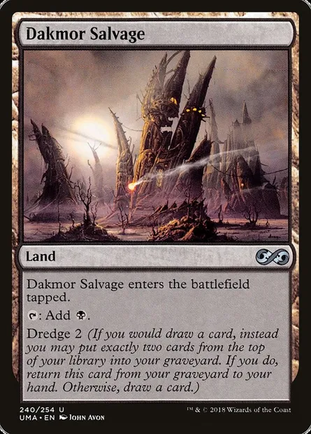 Dakmor Salvage, Magic card UMA 240 — Ultimate Masters set