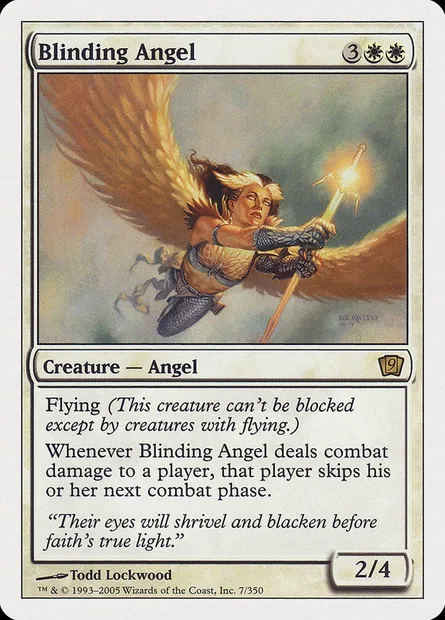 Blinding Angel, Magic card 9ED 7 — Ninth Edition set