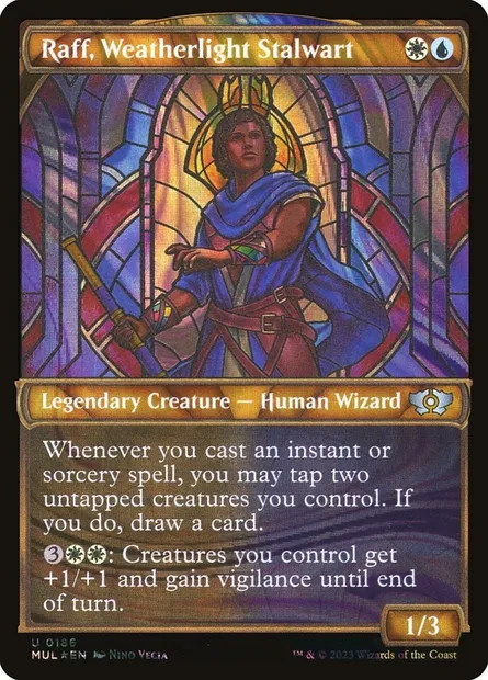 Raff, vaillant de l'Aquilon, carte Magic MUL 186 — extension Multiverse Legends