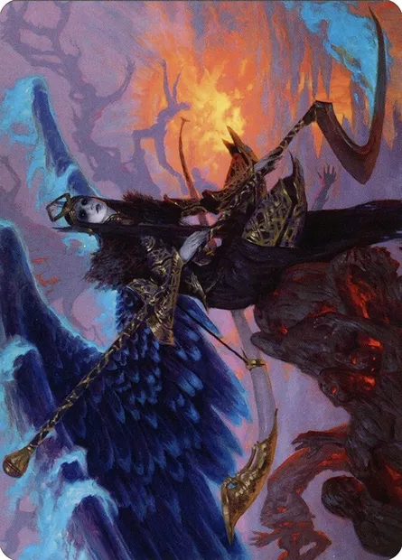 Eradicator Valkyrie // Eradicator Valkyrie, Magic card AKHM 25 — Kaldheim Art Series set