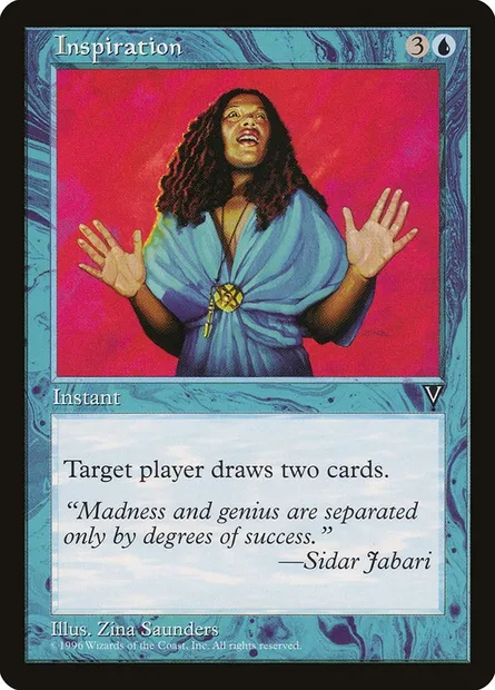Inspiration, Magic card VIS 35 — Visions set