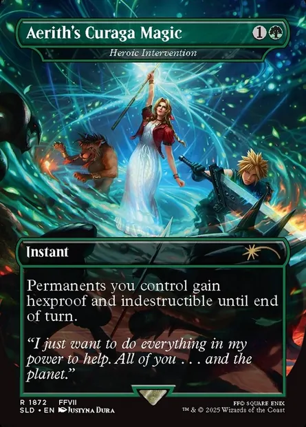 Intervention héroïque, carte Magic SLD 1872 — extension Secret Lair Drop