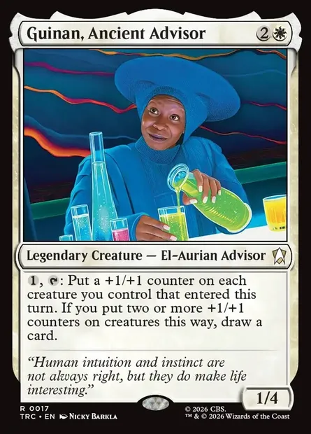 Guinan, Ancient Advisor, Magic card TRC 17 — Star Trek Commander set