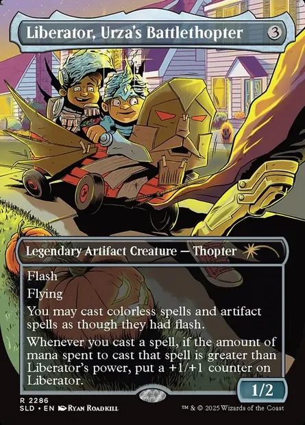Liberator, Urza's Battlethopter, Magic card SLD 2286 — Secret Lair Drop set