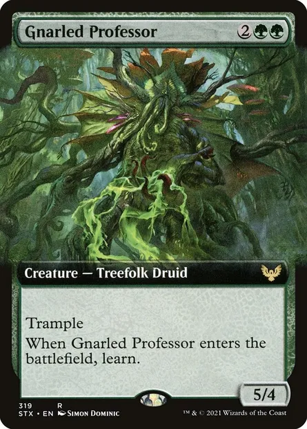 Gnarled Professor, Magic card STX 319 — Strixhaven: School of Mages set