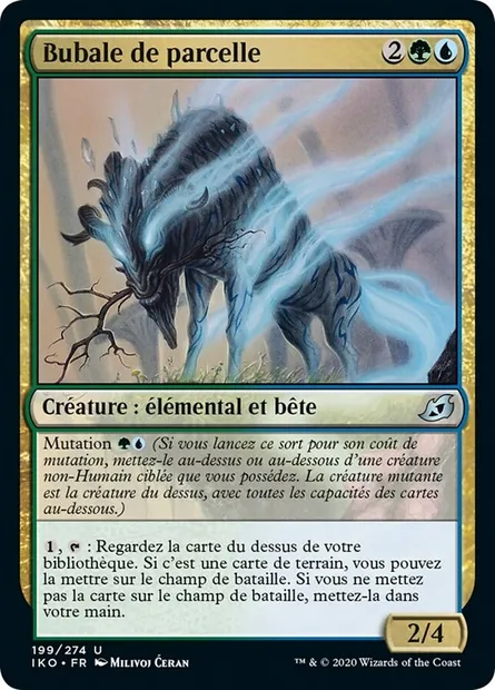 Bubale de parcelle, carte Magic IKO 199 — extension Ikoria: Lair of Behemoths
