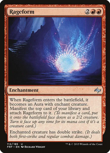 Rageform, Magic card FRF 112 — Fate Reforged set