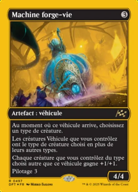 Machine forge-vie, carte Magic DFT 497 — extension Aetherdrift