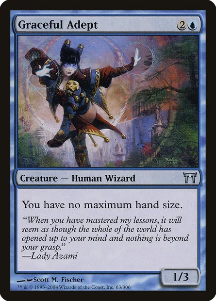 Graceful Adept, Magic card CHK 63 — Champions of Kamigawa set
