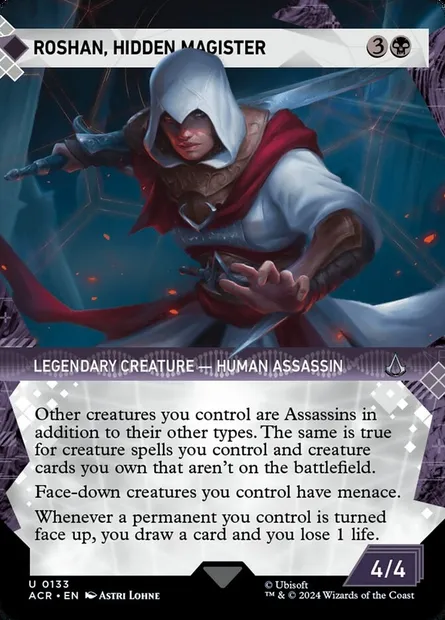 Roshan, Hidden Magister, Magic card ACR 133 — Assassin's Creed set