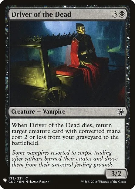 Driver of the Dead, Magic card PLST CN2-133 — The List set