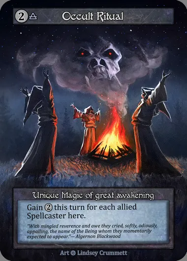 Occult Ritual, Sorcery card ALP 242 — Alpha set