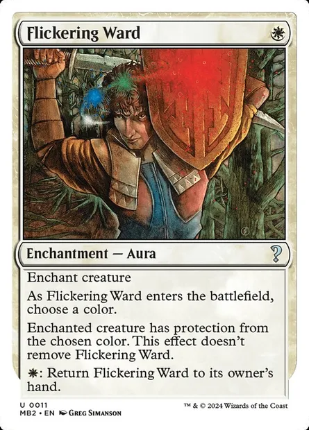 Flickering Ward, Magic card MB2 11 — Mystery Booster 2 set