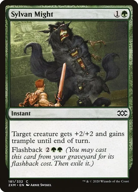 Sylvan Might, Magic card 2XM 181 — Double Masters set
